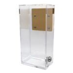 Acrylic Toke Box with Metal J Hook, Lock and Keys