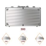 Classic Silver Aluminum Chip Cases