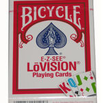 E-Z-SEE LOVISION POKER RED