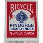 BICYCLE PINOCHLE JUMBO INDEX Red