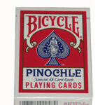 BICYCLE PINOCHLE RED