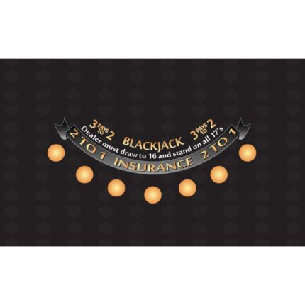 Sublimation Dyed Casino-Style Blackjack Layouts