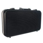 Black ABS Poker Chip Cases