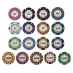 Premium Heavyweight Monte Carlo Poker Chips