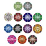 Festive Casino Elite Heavyweight Poker Chips