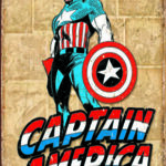 CAPTAIN AMERICA RETRO PANELS