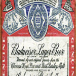 BUDWEISER HISTORIC LABEL