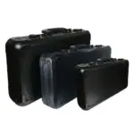 Heavy Duty Black Aluminum Poker Chip Cases