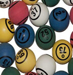BINGO BALLS COLORED