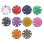 Midweight 11.5 gram Non-denominational Suited Edge Poker Chip