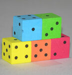 FOAM DICE 25MM (1")